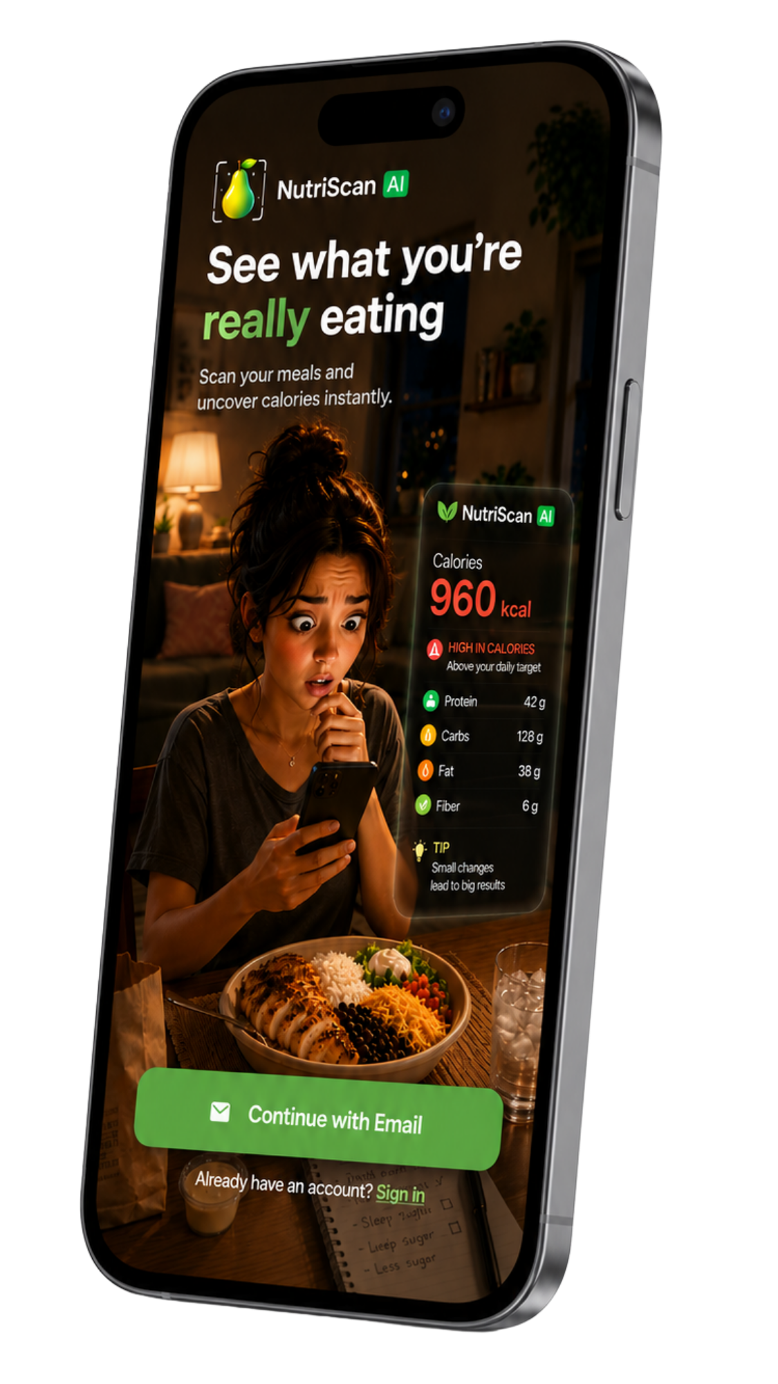 NutriScan AI — Track calories with just a picture